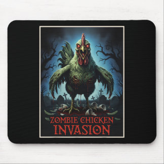 Zombie Kycklinginvasion Odöda Gård Horror Musmatta
