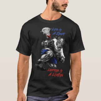 Zombie Lacrosse är en livsstil T Shirt