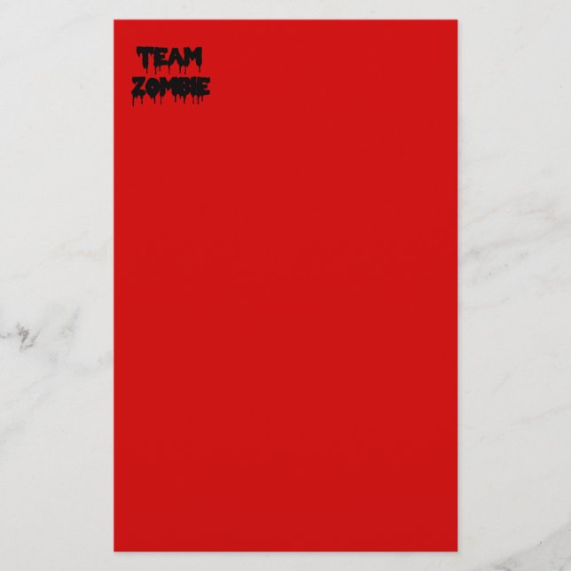 Zombie-lag Brevpapper (Framsida)