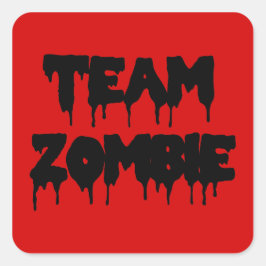 Zombie-lag Fyrkantigt Klistermärke