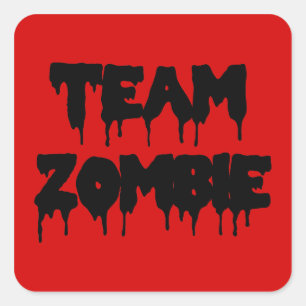 Zombie-lag Fyrkantigt Klistermärke