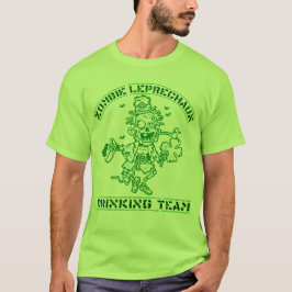 Zombie Leprechaun Drinking Team T-shirt
