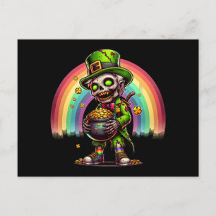 Zombie Leprechaun Vykort