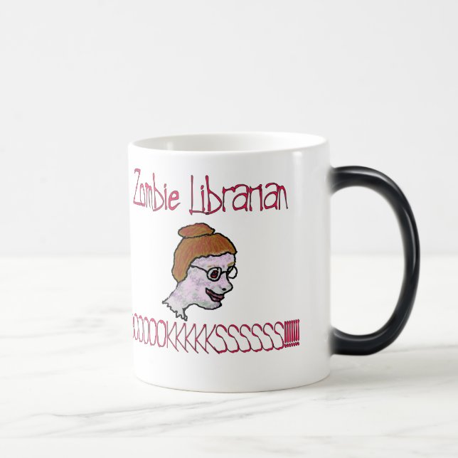Zombie Librarian Magisk Mugg (Höger)