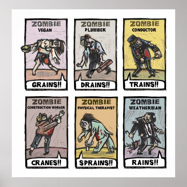 Zombie Lifestyles - Poster (Framsidan)