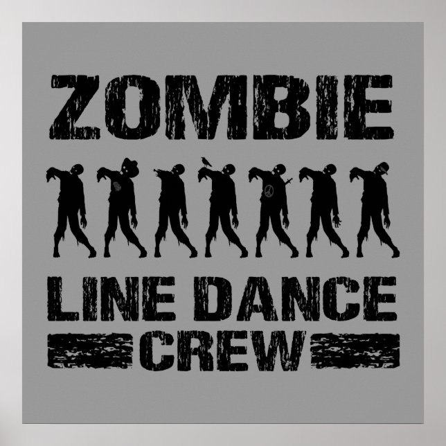 Zombie Line Dance Crew Poster (Framsidan)