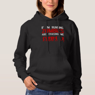 Zombie-löpning för män och kvinnor Halloween-löpni T Shirt