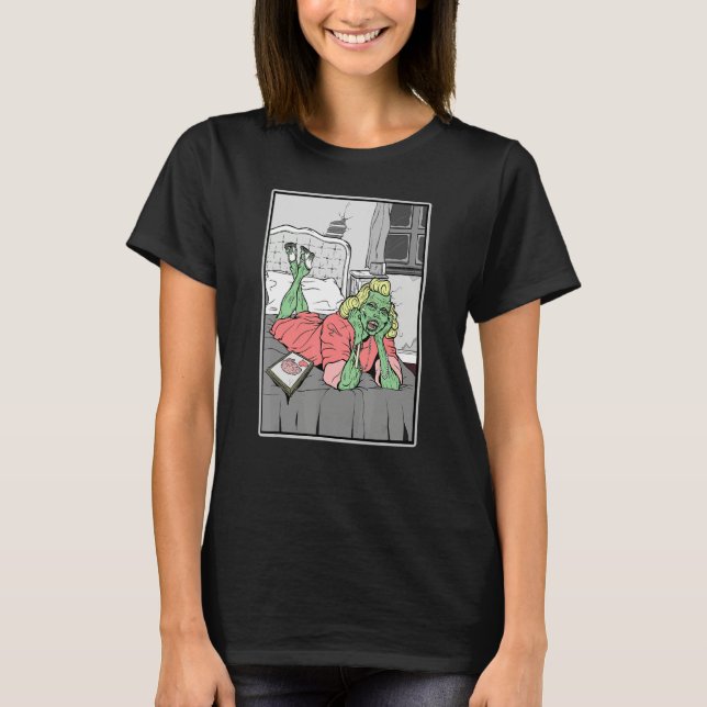 Zombie Love graphic art T Shirt (Framsida)