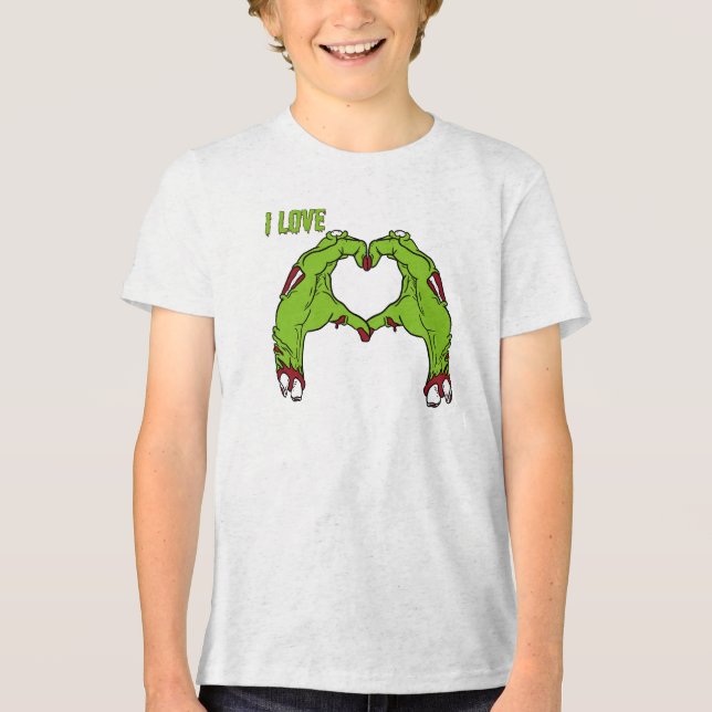 Zombie Love T Shirt (Framsida)