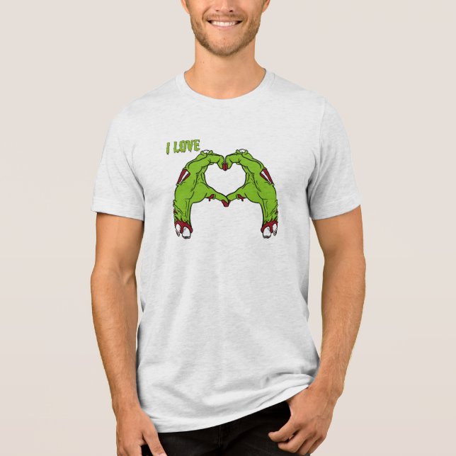 Zombie Love T Shirt (Framsida)