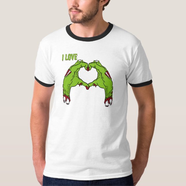 Zombie Love T Shirt (Framsida)