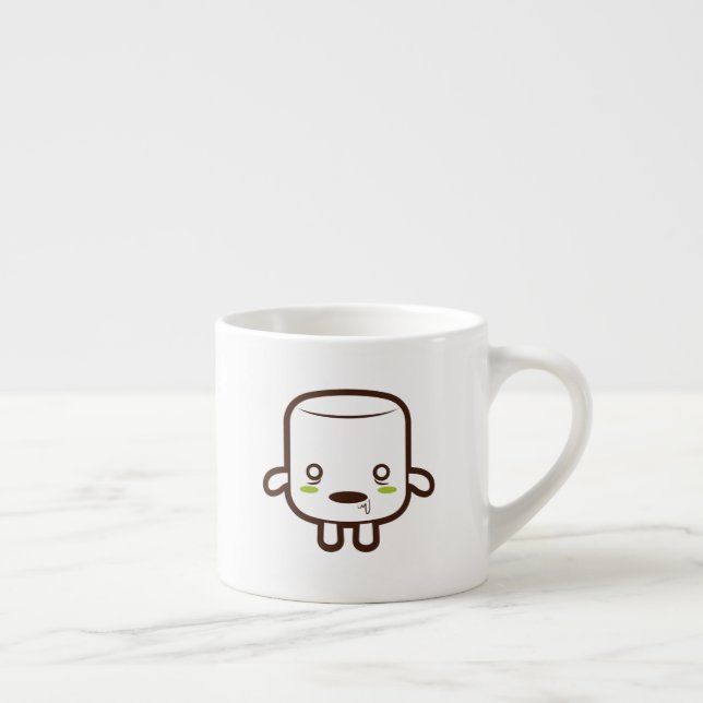 Zombie-Marshmallow Halloween Espressomugg (Höger)
