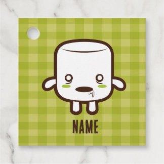 Zombie Marshmallow Halloween Gåvor Etiketter