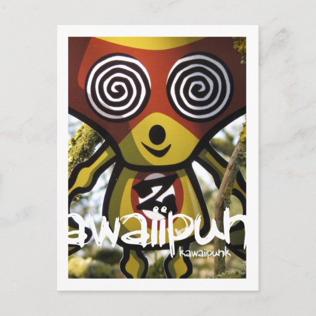 Zombie Mascot Vykort (Framsida)