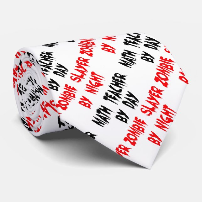 Zombie Math Teacher Slips (Rullad)