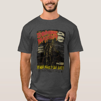 Zombie Mayhem Halloween retro T Shirt