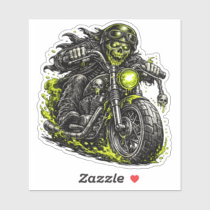 Zombie MC Motorcykel Klistermärken
