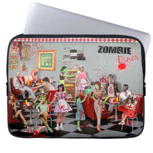 Zombie Middag Laptop Fodral