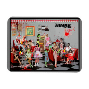 Zombie Middag Magnet