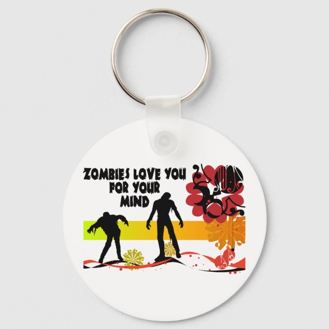 Zombie Mind Nyckelring (Framsida)