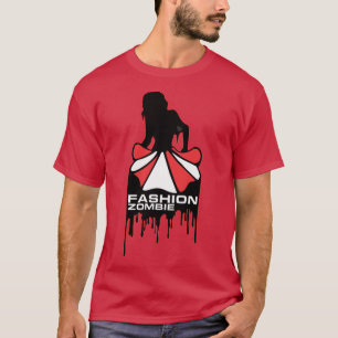 zombie mode halloween paraply t shirt
