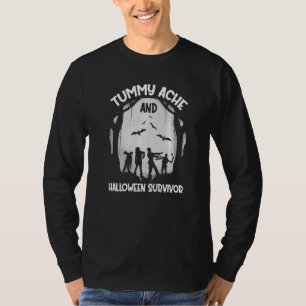 Zombie Moon Fladdermöss Min Mage Gör Ont Halloween T Shirt
