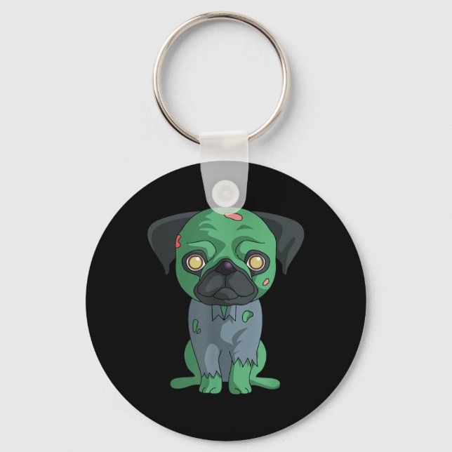 Zombie Mops Nyckelring (Framsida)