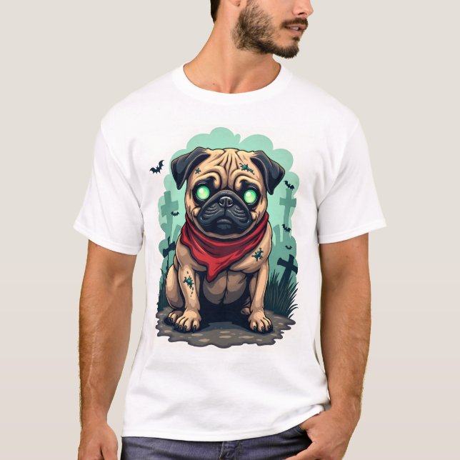 Zombie Mops Parad T Shirt (Framsida)