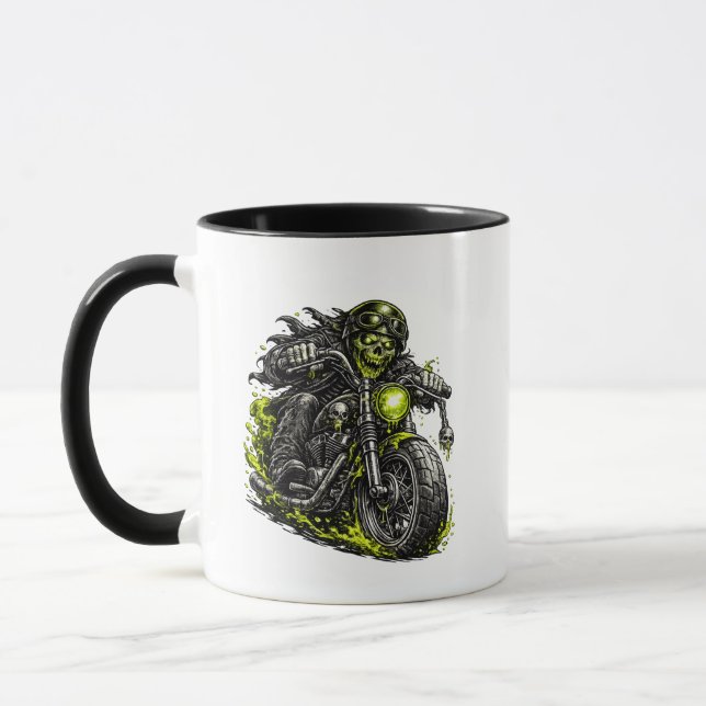Zombie motorcyklist mugg (Vänster)
