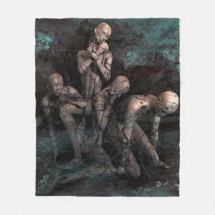 "Zombie Night" Creepy Fleecefilt