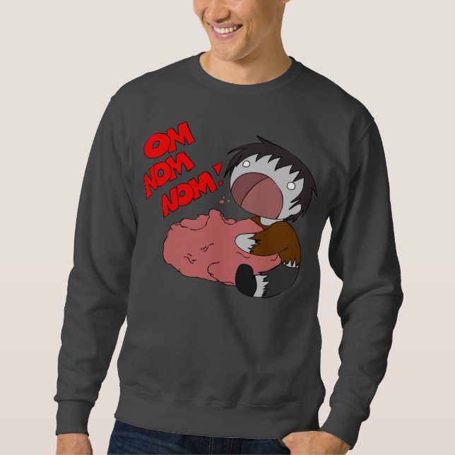 Zombie Nom Sweatshirt (Framsida)