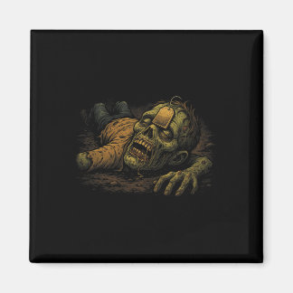 Zombie Npc Teag - Rolig Tea G Gamer Meme Halloween Magnet