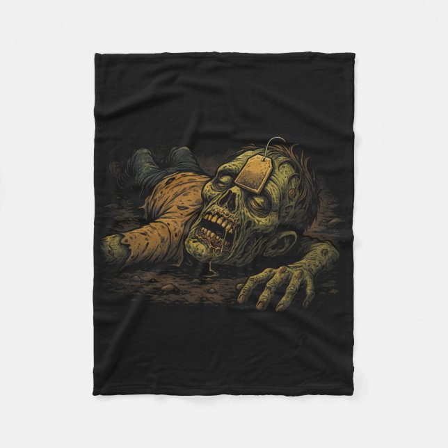 Zombie Npc Teag - Rolrig Tea G Gamer Meme Hallowee Fleecefilt (Framsidan)
