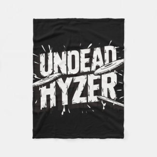 Zombie Odöd Hyzer Rolig Discgolf Zombieälskare  Fleecefilt