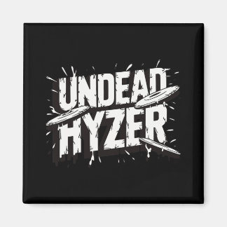 Zombie Odöd Hyzer Rolig Discgolf Zombieälskare  Magnet