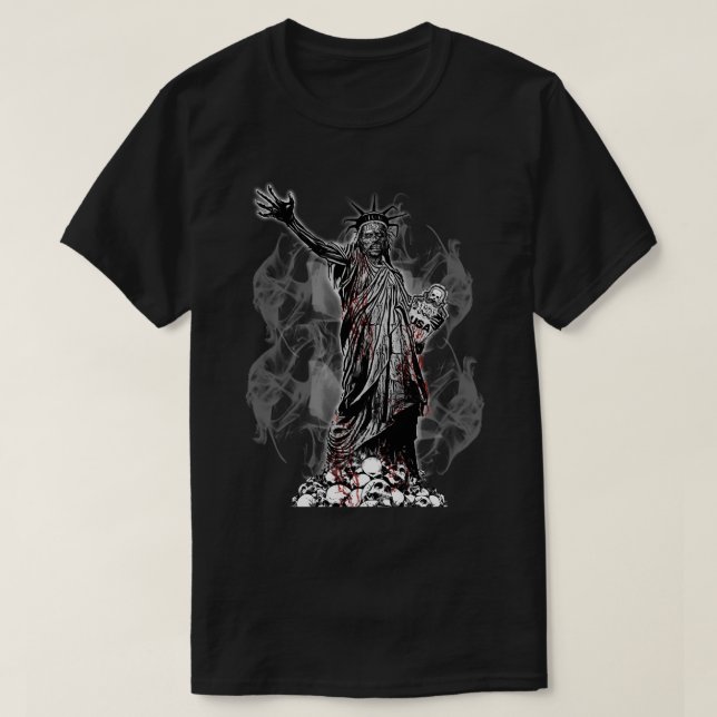 Zombie of Liberty T Shirt (Design framsida)
