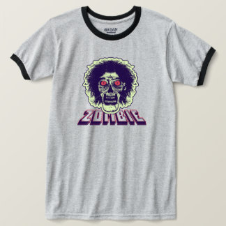 ZOMBIE Orange Öga Grönt Hair T Shirt