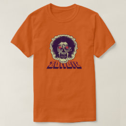 ZOMBIE Orange Öga Grönt Hair T Shirt