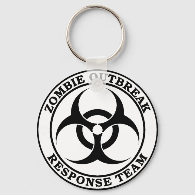 Zombie Outbrott Response Team (Biohazard) Nyckelring (Framsida)