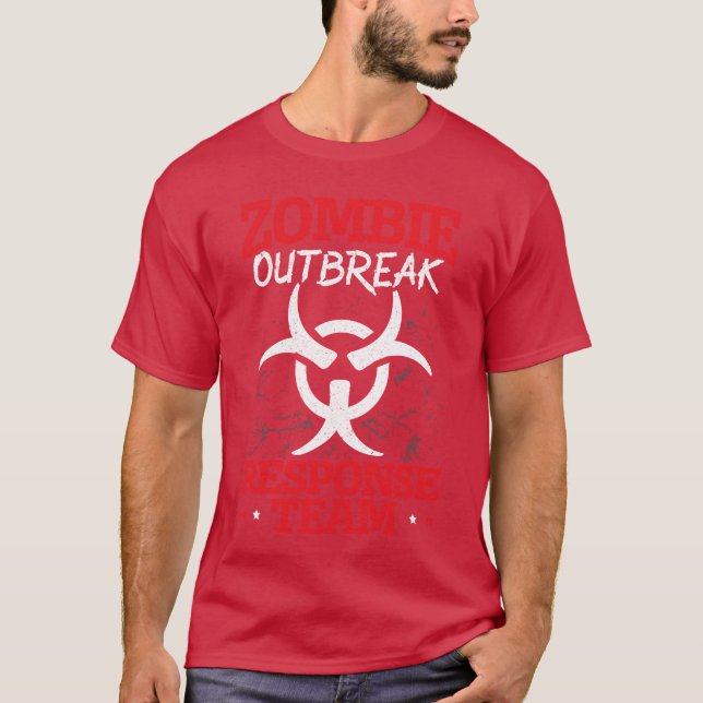 Zombie Outbrott Responseeamrick Orreat vän T Shirt (Framsida)