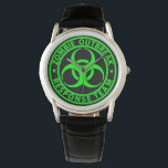 Zombie Outrupse Response Team Neon Grönt Armbandsur<br><div class="desc">Zombie Outrupse Response Team Neon Grönt</div>