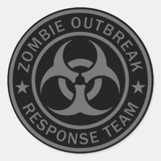 Zombie Outruption Response Team Runt Klistermärke