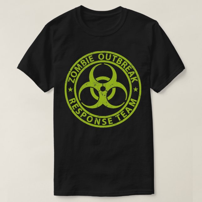 Zombie Outruption Response Team T Shirt (Design framsida)