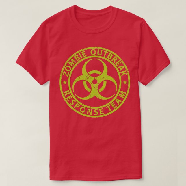 Zombie Outruption Response Team T Shirt (Design framsida)