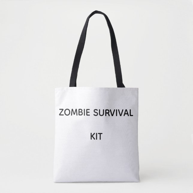Zombie-överlevnadskit Tygkasse (Framsida)