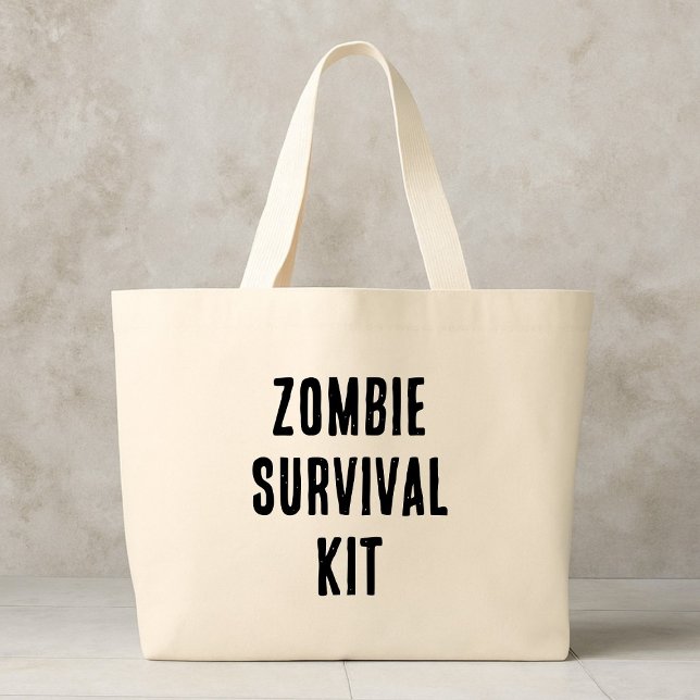 Zombie-överlevnadssats Jumbo Tygkasse (Skapare uppladdad)