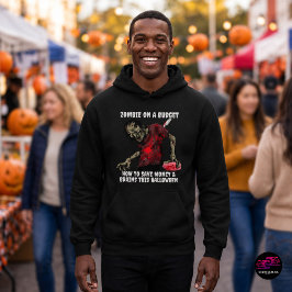 Zombie på budgethalloween hoodie