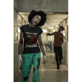 Zombie på budgethalloween t shirt