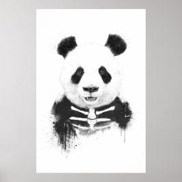 Zombie panda poster
