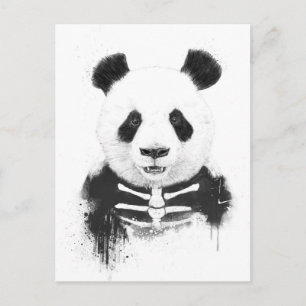 Zombie panda vykort